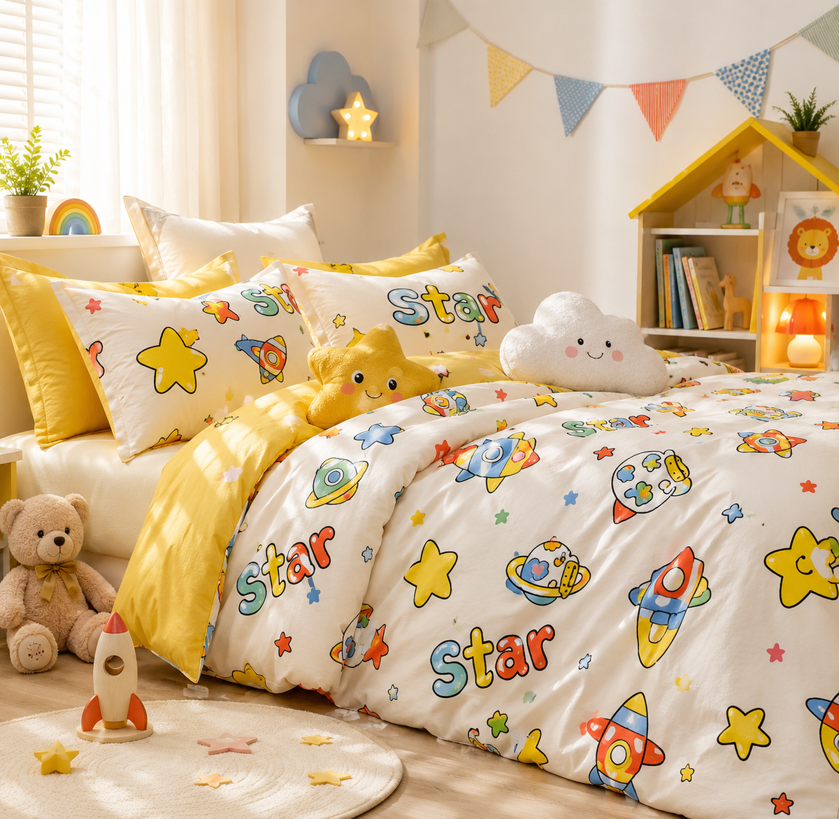 Star Doodle Fitted Bedsheets