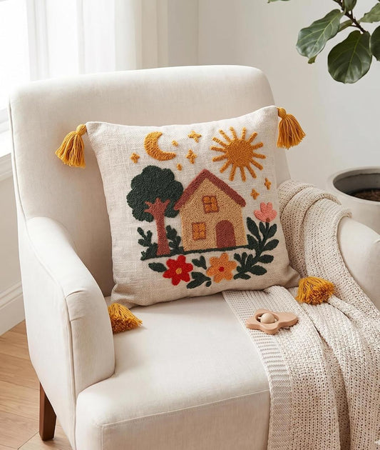 cottage-house-sun-moon-embroidered-cushion-cover-nursery