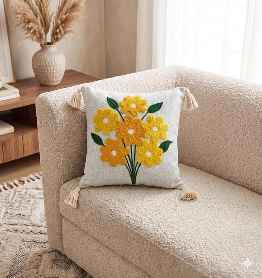 golden-yellow-flower-bouquet-embroidered-cushion-cover