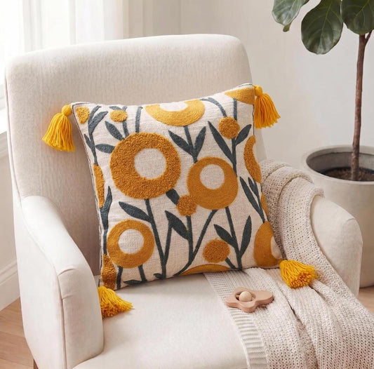 mustard-pompom-floral-embroidered-cushion-cover