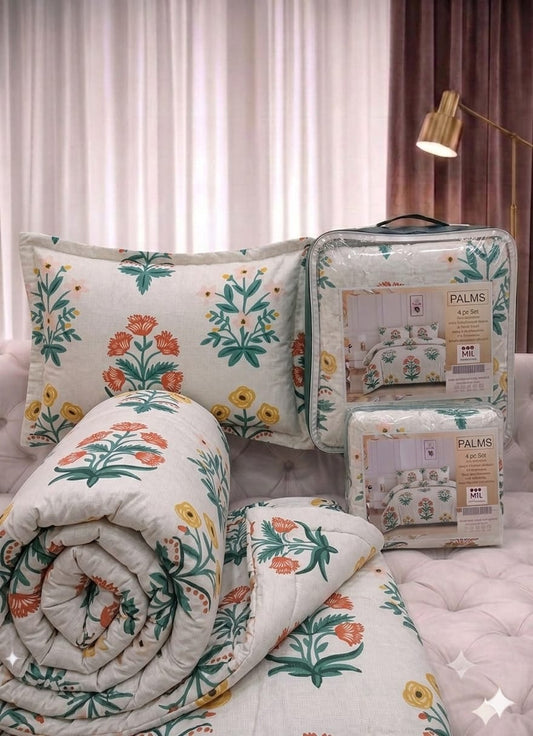 palms-coral-block-print-floral-comforter-set