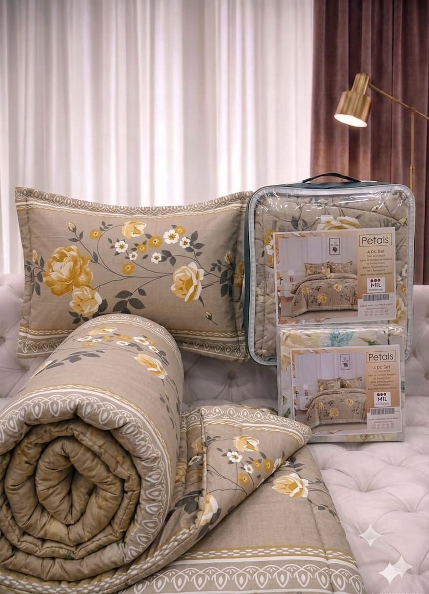 petals-golden-rose-vintage-floral-comforter-set