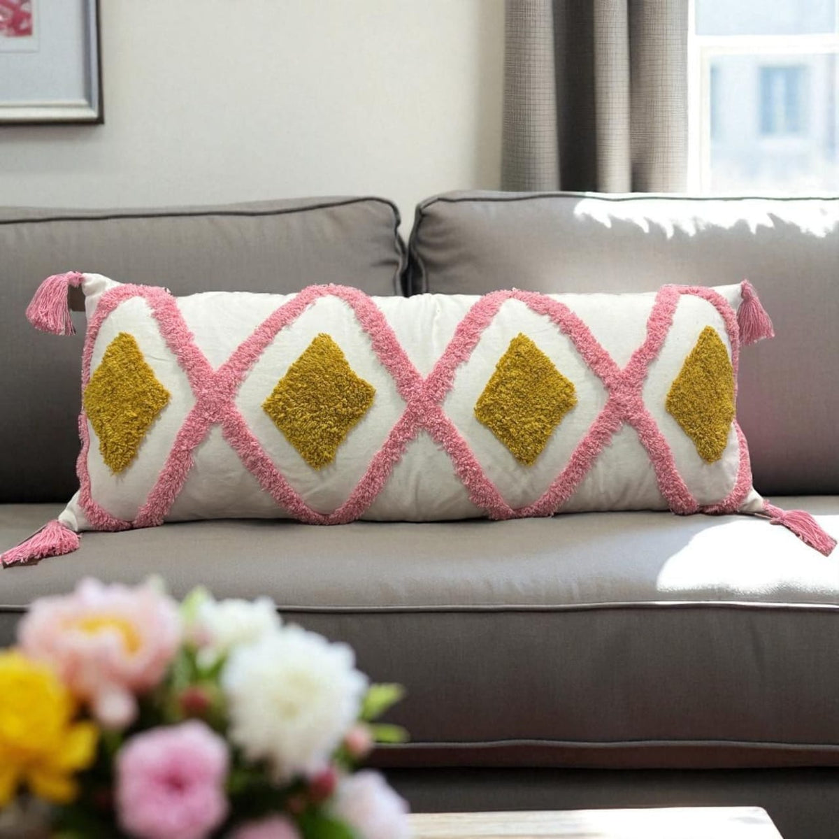 pink-mustard-diamond-tufted-lumbar-cushion-cover